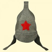  Шапочка банная "Будёновка", войлок 