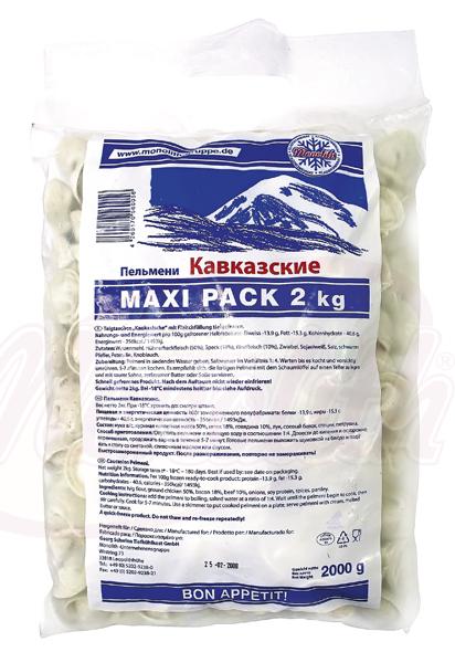Pelmeni ”Kawkaskie”, 2 kg
