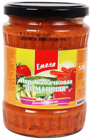 Zucchiniröra "Emelja" domashnaja, 540g Zucchiniröra "Emelja" domashnaja, 540g