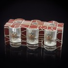  Set med snapsglas "Rysslands riksvapen" 6 st, vardera 50 ml 