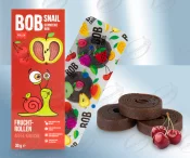 Fruktrullar med �pplen och k�rsb�r, 30g