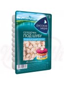 Sillfilbitar "Pod shubu" i olja, 400 g