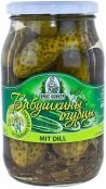 Inlagda gurkor "Babushkini" med dill, 900ml