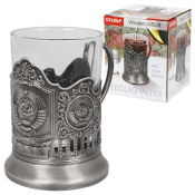Underlgg "USSR" silver (med ett glas p 200 ml)