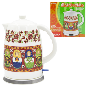 Vattenkokare "Matryoshka" 2 l, 1500 W, keramik