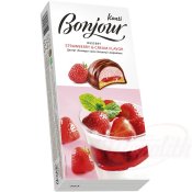 Dessert "Bonjour souffle" med jordgubbe och grdde, 232g