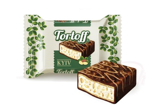 Godis "Tortoff Kyiv" med v�ffla/ jordn�tter, 200g