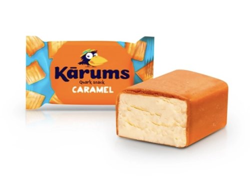 Kvarg "Karums" i karamellglasyr,45g(5st)
