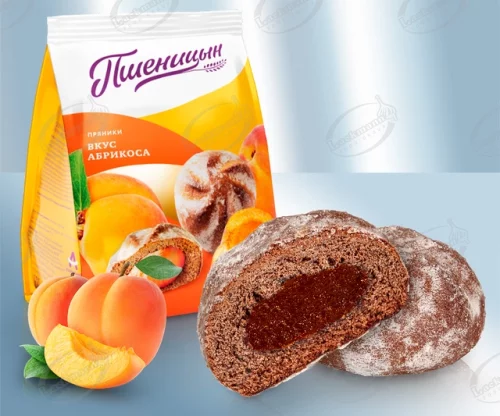 Pepparkakor med aprikosfyllning, 200g