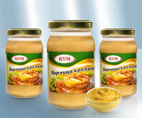 Senap "Kum" stark, 188ml