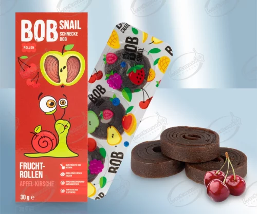 Fruktrullar med �pplen och k�rsb�r, 30g