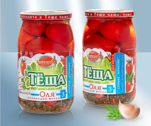 Inlagda tomater "Olga", klassisk, 870ml