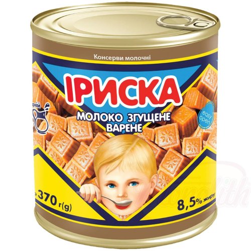 Kokt kondenserad mjlk "Iriska", 370g