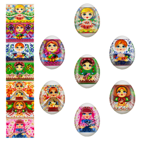 Pskdekor fr 7 gg "Matreshka"