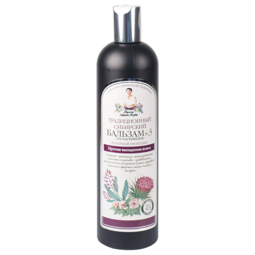 Traditionell sibirisk balsam nr 3 "Recept av mormor Agafia" mot h�ravfall, 550 ml