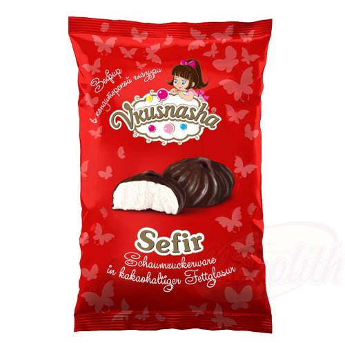 Zefir i chokladglasyr "Vkusnyasha", 210 g