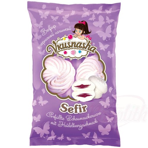 Zefir "Vkusnyasha" med bl�b�rsfyllning, 300g