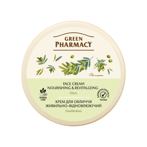 Ansiktskräm med olivolja, närande och återställande, för alla hudtyper, 200 ml