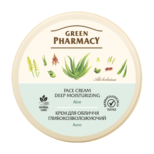 Aloe Vera ansiktskrm, djupgende terfuktning, fr alla hudtyper, 200 ml