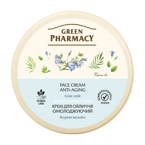 Ansiktskräm med getmjölk, föryngrande, för alla hudtyper, 200 ml