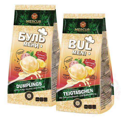 Pelmeni "Bulmeni" med flskktt och smr, 1kg