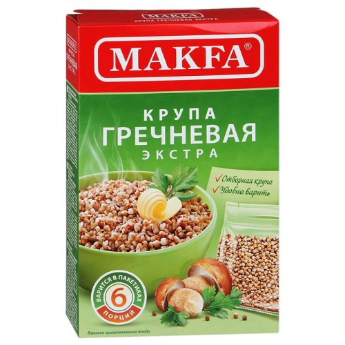 Bovete "Makfa" i matlagningspsar, 400g