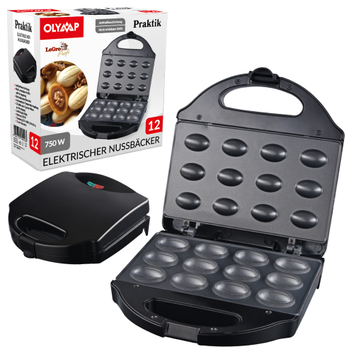 Электрическая орешница - Praktik, 12 орешков, 750 Вт, 22 х 10 х