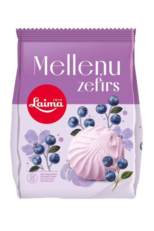 Zefir "Lamia" med bl�b�rsmak, 200g