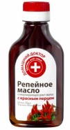  "Husläkare" Kardborre olja med röd paprika 100 ml 
