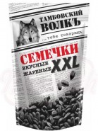  Семечки XXL черные жареные "Тамбовский волкъ" 400 гр 