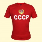  Футболка "CCCP", красная, 100%-хлопок 