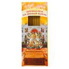  Набор парафиновых свечей №80 "Софрин.Николай Чудотворец" 12 шт., для домашней молитвы, 18 см, ⌀ 5 мм 